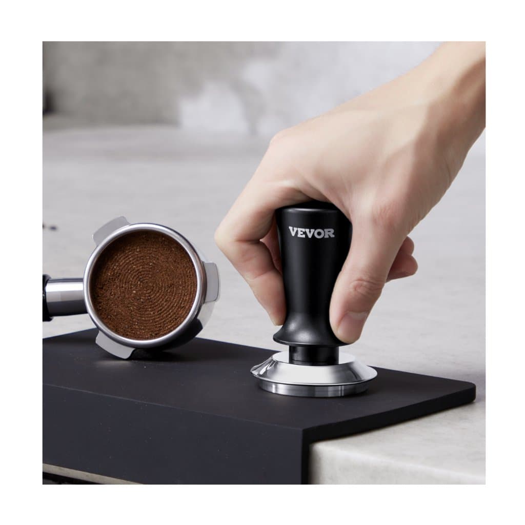 53 mm-es eszpresszó tamper Rozsdamentes acél kávé tamper rugóval