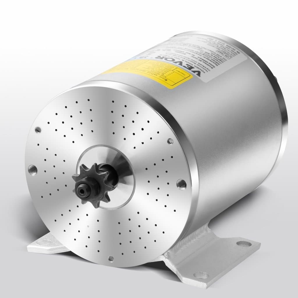 Sada elektrického bezkartáčového stejnosměrného motoru 1800 W 48 V 4500 rpm otáček szabályozóval