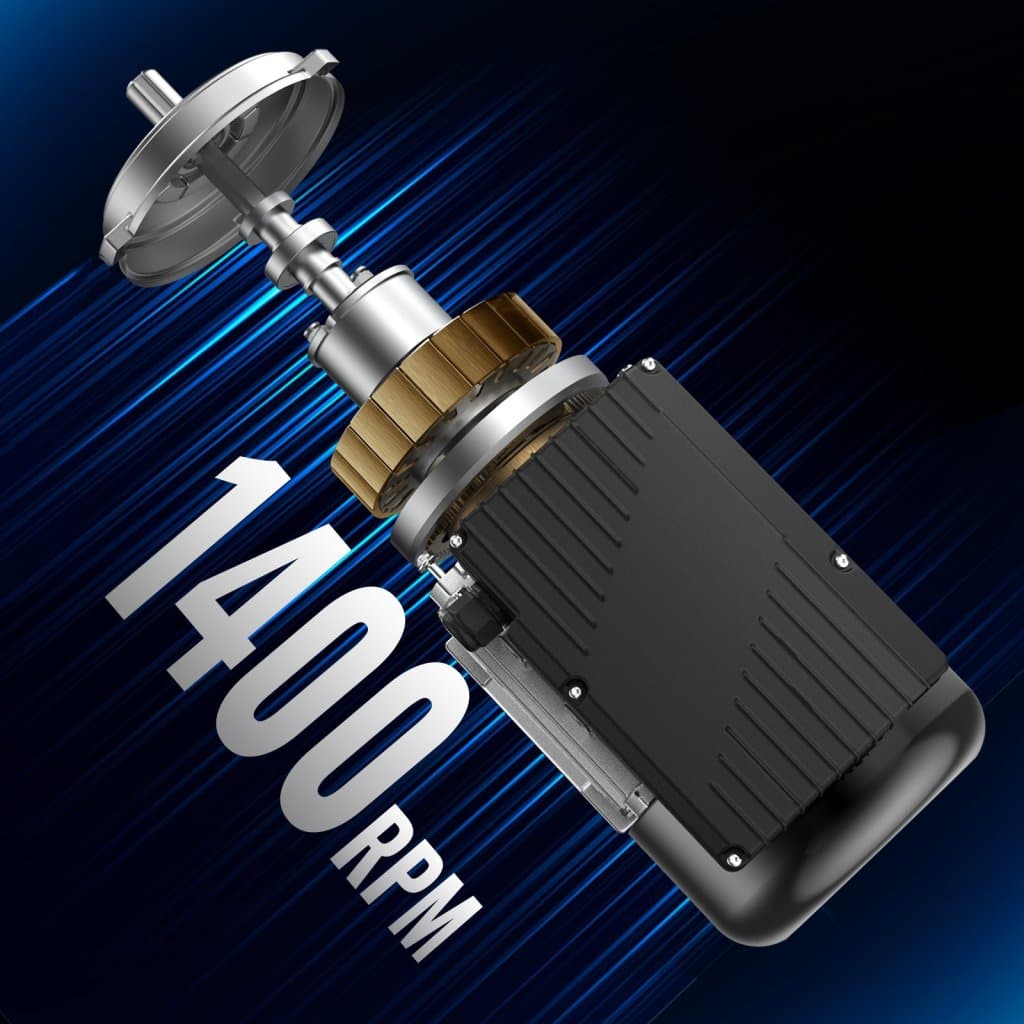 Elektromotor 0,75 kW 1400 ford/perc. AC 220~240 V 5,45 A 1 fázis 19 mm hřídel s perem