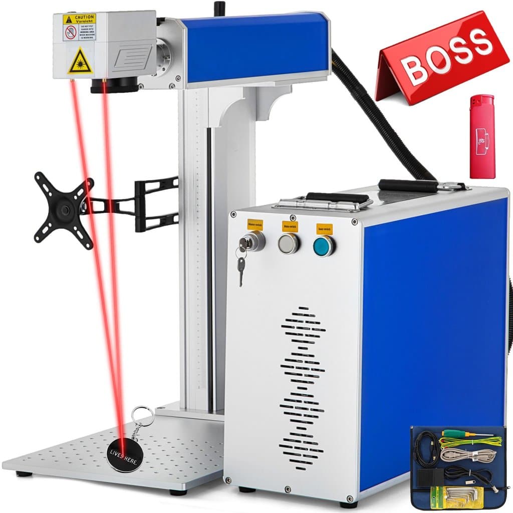 30 W-os 150x150 mm-es szálas lézeres jelölőgép