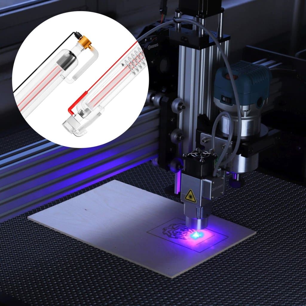 Boroszilikát üveg lézervágó cső 60W CO2 1250mm