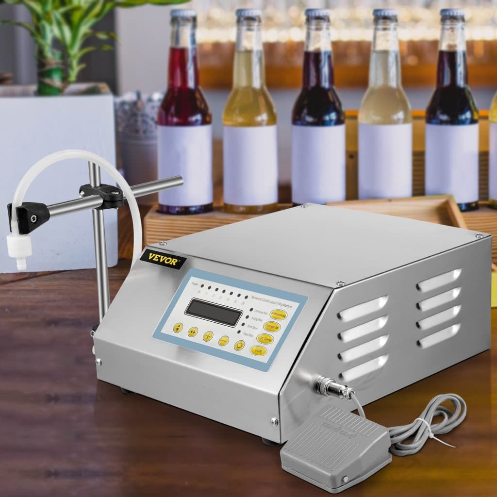 Automatikus folyadéktöltő gép 2-3500ml LCD kijelzővel