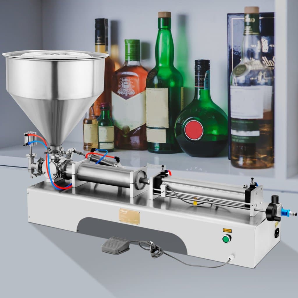Pneumatikus gép folyadékok töltésére pasztákkal, 50-500 ml űrtartalmú