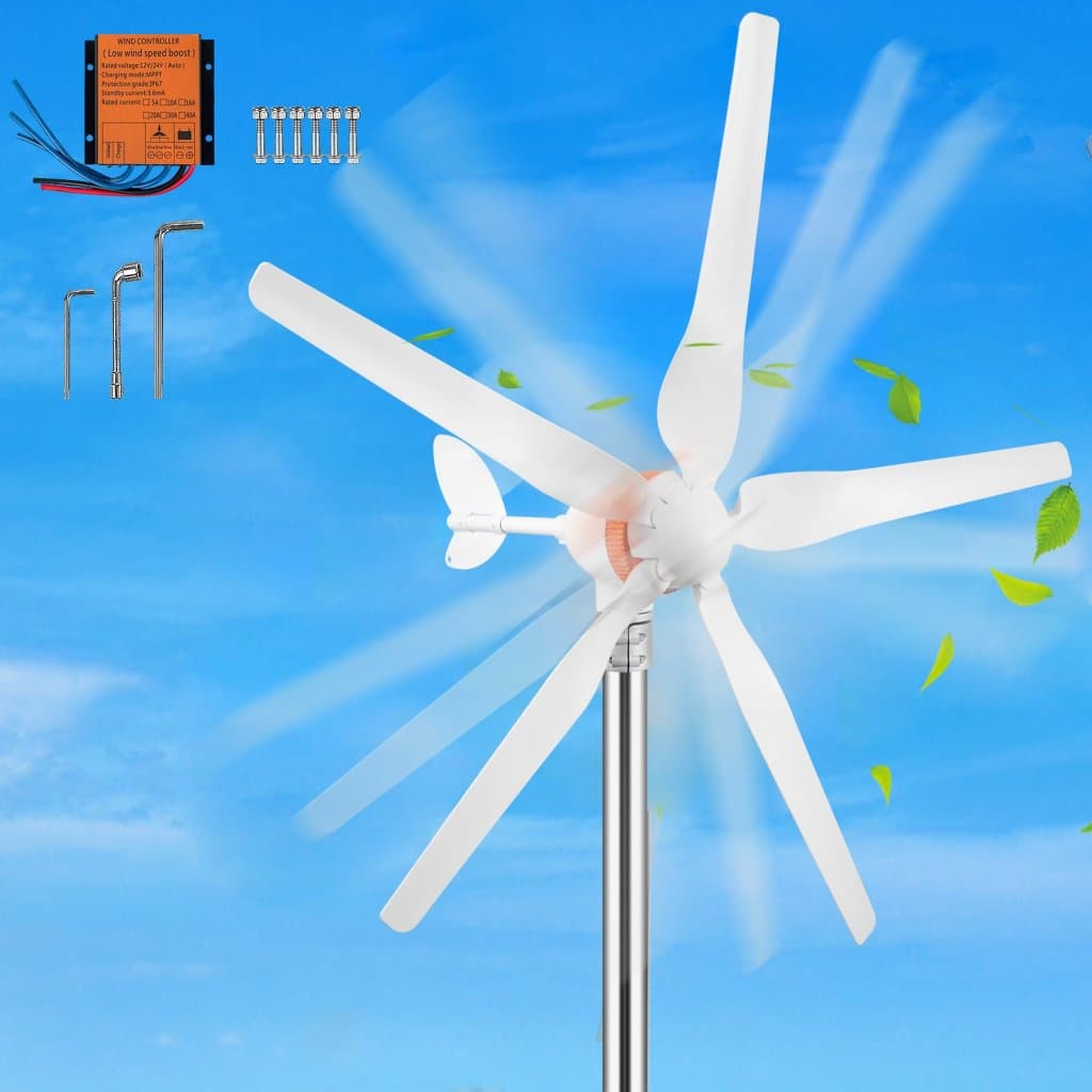 500 W-os szélturbina generátor MPPT vezérlővel
