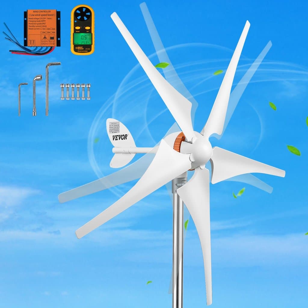 12 V/AC 400 W-os szélturbina készlet