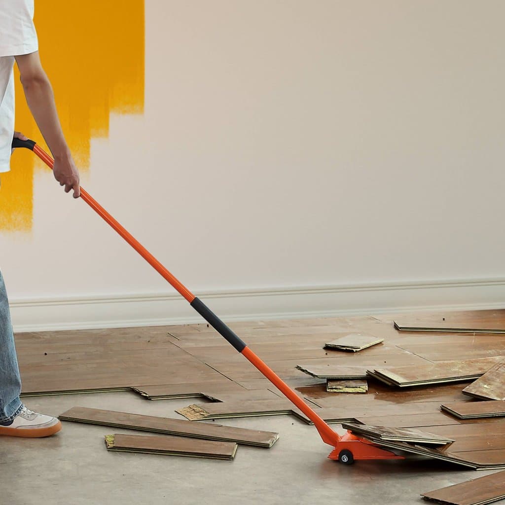 Raklaptörő, 60 hüvelykes nyél, 2000 font teherbírás, Q235 szénacél, tartós teraszbontó szerszám, fa raklap bontó szerszám, feszítővas a hatékony és egyszerű teraszeltávolításhoz