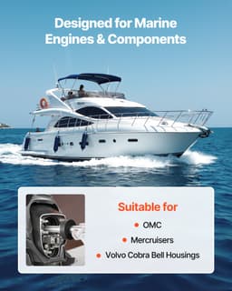 Alignment Tool karimális csapágy lehúzó beszerelő Mercruisers OMC Volvo számára - miniatúra 6