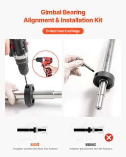 Alignment Tool karimális csapágy lehúzó beszerelő Mercruisers OMC Volvo számára - miniatúra 8
