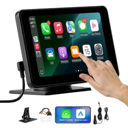 Autórádió CarPlay Érintőképernyő 7 hüvelykes Apple Android Automatikus tolatókamera - miniatúra 2