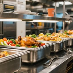 Teljes méretű hotelszobai gőzölős asztali serpenyő, 6 hüvelyk mély, rozsdamentes acél, 1 csomag - miniatúra 1