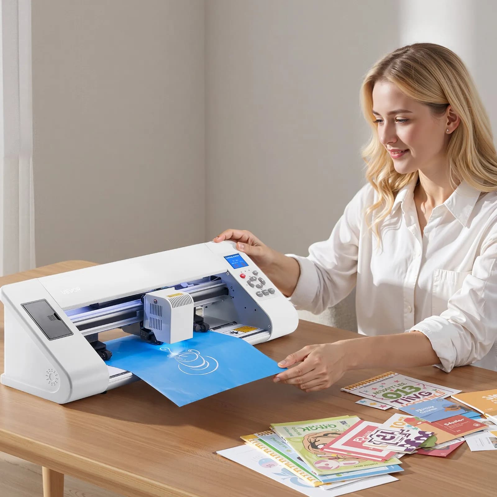 Vágógép Vinil vágógép Automatikus élérzékelés Állítható