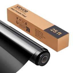 Hőáteresztő fólia HTV vasalható fóliára tekercsben 304,8 x 7260 mm, fényes fekete - miniatúra 2