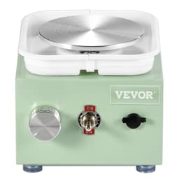 Mini fazekaskerék elektromos kerámia korongozógép 0-320RPM sebesség zöld - miniatúra 12