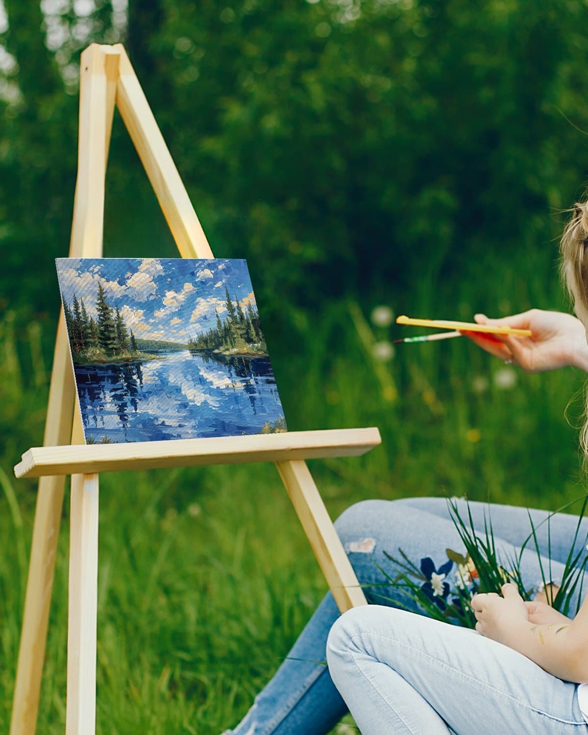 Festővászon táblák, 48 db-os csomag, 28 x 35 cm-es üres festészeti vásznak