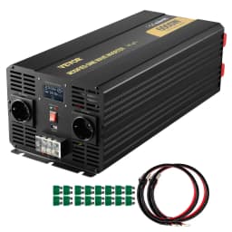 Inverter módosított szinuszhullámú inverter 6000 W DC 12 V - AC 230 V LCD - miniatúra 2