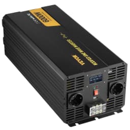 Inverter módosított szinuszhullámú inverter 6000 W DC 12 V - AC 230 V LCD - miniatúra 3