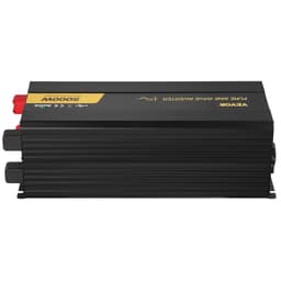 Tiszta szinuszhullámú inverter 5000 W-os DC12V-ról AC230V-ra átalakító LCD kijelzővel - miniatúra 1