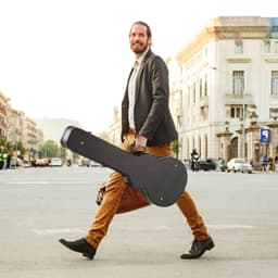 Elektromos gitár keménytok 41,34 hüvelyk/105 cm, zárral és kulccsal LES Paul gitárokhoz - miniatúra 1
