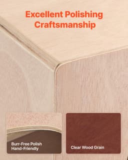 Cajon dobozdob nyírfa kompakt ütőhangszer pergőhuzalokkal - miniatúra 9