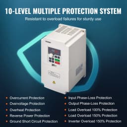 VFD 5HP 4KW 8.5A 3 fázisú AC 380V bemenet - 3 fázisú 0-380V kimenet 0-2000Hz - miniatúra 8