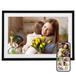 260x180 mm-es (10 hüvelykes) digitális képkeret, 32 GB-os érintőképernyős, 2 darabos Wi-Fi-s képkeret-csomag - miniatúra 2
