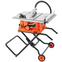 25,4 cm-es asztali körfűrész állvánnyal Elektromos vágógép 4800 fordulat/perc 63,5 cm-es hosszvágási kapacitás - miniatúra 12