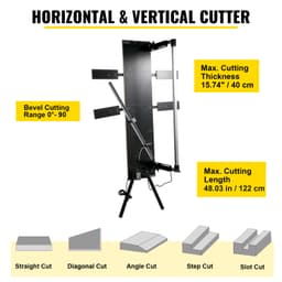 Hungarocell vágógép 42 cm Max. vágási vastagság Habvágó 134 cm Max. vágási hossz Forródrótos habvágó 0-90° Hungarocell vágó Hat fűtőszál állvánnyal habok vágásához Gyöngypamut - miniatúra 6