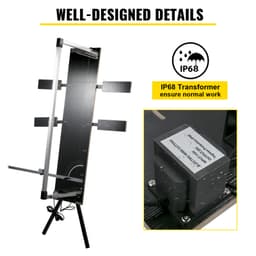 Hungarocell vágógép 42 cm Max. vágási vastagság Habvágó 134 cm Max. vágási hossz Forródrótos habvágó 0-90° Hungarocell vágó Hat fűtőszál állvánnyal habok vágásához Gyöngypamut - miniatúra 10