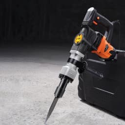 Bontó Jack Hammer Betontörő 1600W Elektromos Kalapács 2 Vésőfejjel - miniatúra 1
