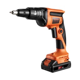 Gipszkarton csavarozó, 20 V-os max. gipszkarton csavarozó, 4200 fordulat/perc szénkefe nélküli akkus gipszkarton pisztoly készlet 2 akkumulátorral, töltővel, övcsipesszel és szerszámtáskával, előre és hátra állítható, beépített LED lámpával - miniatúra 4