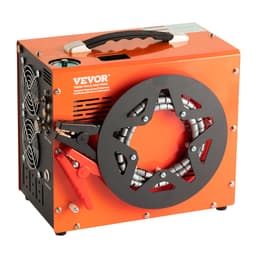 PCP légkompresszor, 4500PSI/30Mpa hordozható PCP kompresszor beépített átalakítóval, automatikus leállítással | DC12V/AC230V | Olaj- és vízmentes kompresszorszivattyú - miniatúra 4