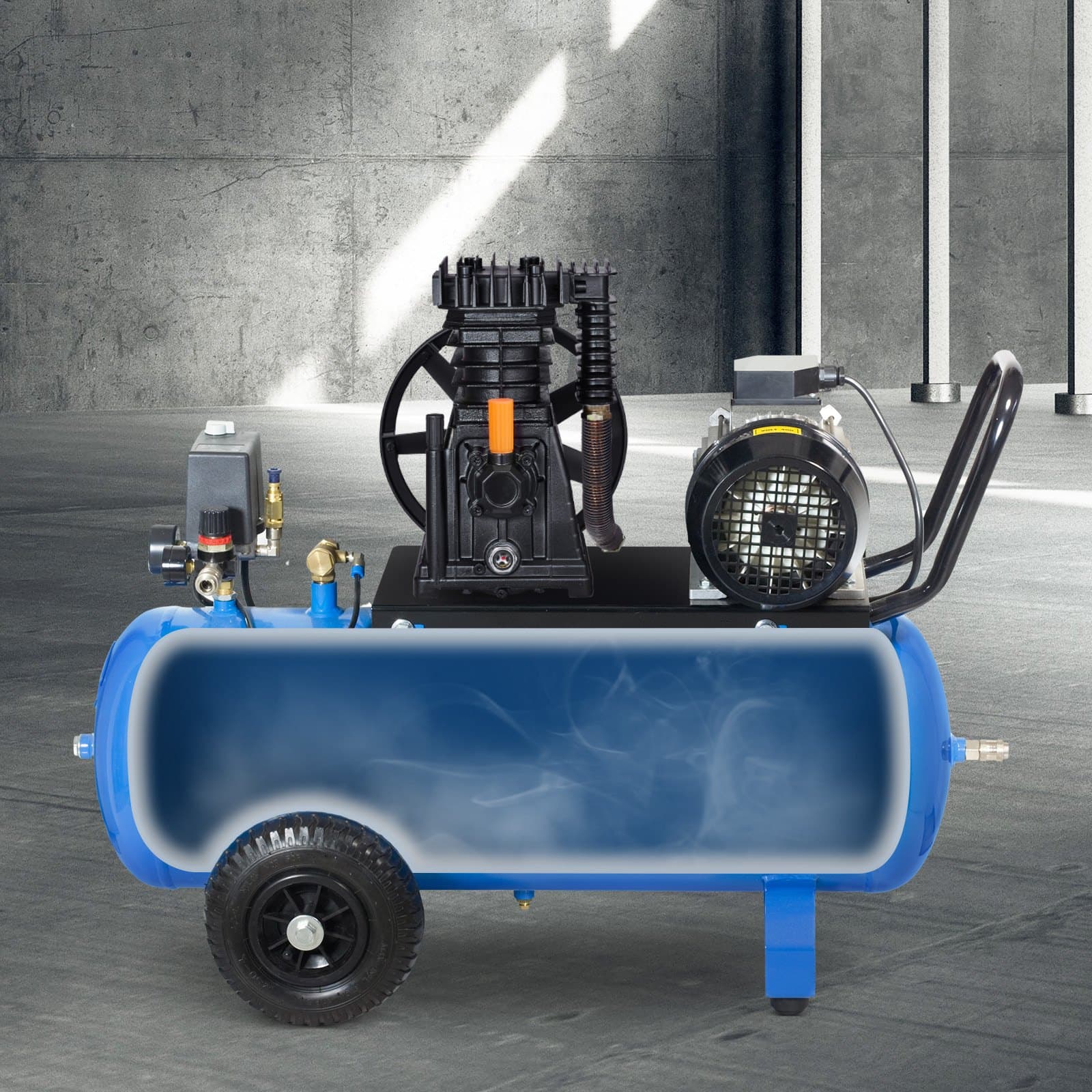 Légkompresszor szivattyúfej 3HP 5.8CFM @ 90PSI kéthengeres dugattyús szivattyúfej