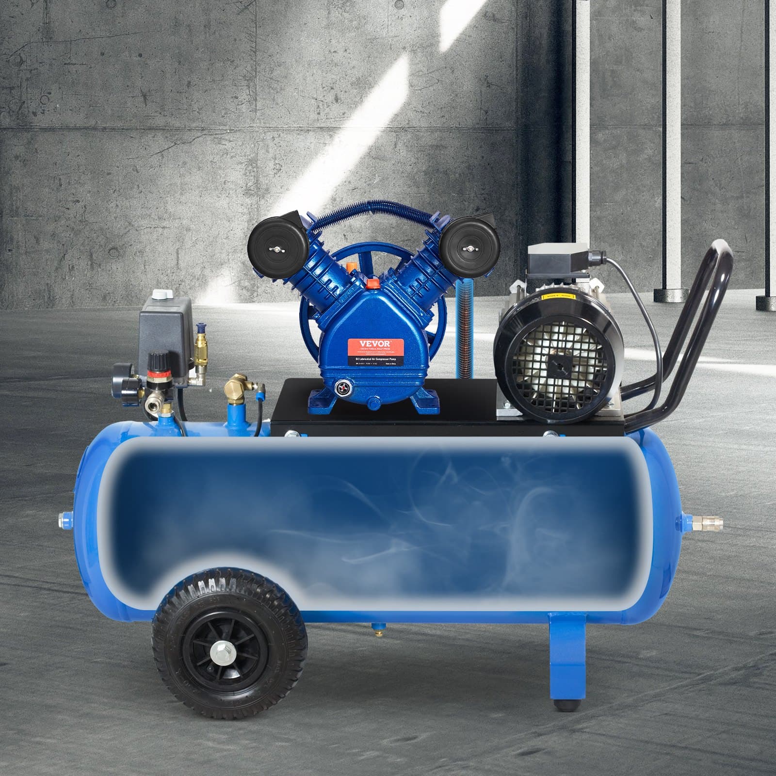 Légkompresszor szivattyúfej 3HP 6.25CFM @ 90PSI 2 hengeres dugattyús szivattyúfej
