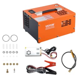 PCP légkompresszor 4500PSI külső átalakító DC12V / AC230V kézi leállítással - miniatúra 2