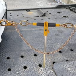 Racsnis láncos kötöző 5/16"-3/8" teherbírású kötözők 7100 fonthoz, G80 láncokkal, 2 db - miniatúra 1