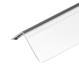 Rozsdamentes acél falvédő sarokvédő 25x25x1217 mm 10 db-os csomag 3M ragasztószalaggal - miniatúra 4