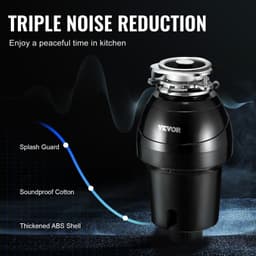 Hulladékdaráló 1,25 LE folyamatos üzemű ételhulladék-daráló 4060RPM EZ Connect - miniatúra 8