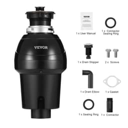 Hulladékdaráló 1 HP folyamatos üzemű ételhulladék-daráló 3960 RPM EZ Connect - miniatúra 12