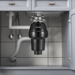 Hulladékdaráló 1/2 LE folyamatos üzemű ételmaradék-daráló 3820 RPM 3 csavaros - miniatúra 1
