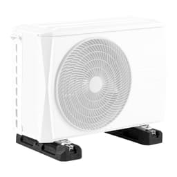 Padlóra szerelhető alapkészlet mini split klímarendszerekhez, padlóra szerelhető alaplap 9000-36000BTU AC hőszivattyúrendszerhez, strapabíró gumi rezgéscsillapító alátétek, maximális terhelés 1000 kg - miniatúra 3