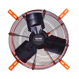 Oromzatra szerelhető ventilátor, 16 hüvelykes padlásra való elszívó ventilátor állítható termosztáttal és külső hálóval, 2940 CFM házszellőztető akár 4200 négyzetláb hűtésére, csendes szellőzés tetőre, garázsba és üzletbe, élénk narancssárga - miniatúra 3