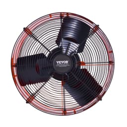 Oromzatra szerelhető ventilátor, 16 hüvelykes padlásra való elszívó ventilátor állítható termosztáttal és külső hálóval, 2940 CFM házszellőztető akár 4200 négyzetláb hűtésére, csendes szellőzés tetőre, garázsba és üzletbe, élénk narancssárga - miniatúra 5