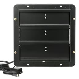 Zsaluzós elszívó ventilátor, 356 mm hőmérséklet-páratartalom-szabályozóval, EC-motorral, 1024 CFM, változtatható sebességű, állítható fali padlásventilátor, szellőztetés és hűtés üvegházakhoz, garázsokhoz, fészerekhez - miniatúra 4