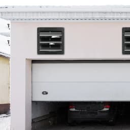 Zsaluzós elszívó ventilátor, 254 mm hőmérséklet-páratartalom-szabályozóval, EC-motorral, 843 CFM, változtatható sebességű, állítható fali padlásventilátor, szellőztetés és hűtés üvegházakhoz, garázsokhoz, fészerekhez - miniatúra 1