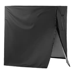 Klímaburkolat, 960 x 960 x 1010 mm Klímaburkolat Klímaberendezéshez, Háromrétegű, Vízálló Poliészter Szövet, Hálós Szellőzés, Univerzális Védő Kültéri Klímaberendezéshez, Fekete - miniatúra 5