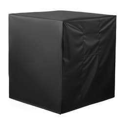 Klímaburkolat, 610 x 610 x 762 mm Klímaburkolat klímaberendezéshez, háromrétegű, vízálló poliészter szövet, hálós szellőzés, univerzális védőburkolat kültéri klímaberendezéshez, fekete - miniatúra 3