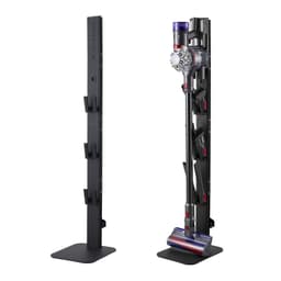 Porszívóállvány, Kompatibilis a Dyson G5 V15 V12 V11 V10 V8 V7 V6 sorozatú függőleges porszívókkal és tartozékokkal, Stabil porszívóállvány tartó 6 akasztóval és csúszásmentes talpakkal, Fekete - miniatúra 12