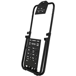 Összecsukható versenykormány-állvány, állítható magasságú univerzális talp, kompatibilis a Logitech és Thrustmaster versenykormánnyal és pedállal, strapabíró váz, standard GT/Formula ülések, hordozható - miniatúra 3