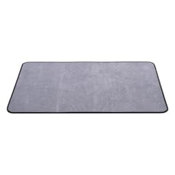 Székszőnyeg, 915 x 1225 mm-es irodai székszőnyeg kemény padlóra, padlóvédő gurulós székekhez, kordbársony felület, csúszásmentes és könnyen tisztítható, simán csúszik az íróasztal alatti szőnyeg alatt otthoni irodába (szürke) - miniatúra 5