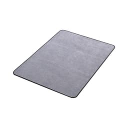 Székszőnyeg, 915 x 1225 mm-es irodai székszőnyeg kemény padlóra, padlóvédő gurulós székekhez, kordbársony felület, csúszásmentes és könnyen tisztítható, simán csúszik az íróasztal alatti szőnyeg alatt otthoni irodába (szürke) - miniatúra 12